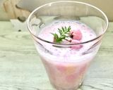 苺と麹甘酒de春色ラテ❁❀✿✾作り方3写真