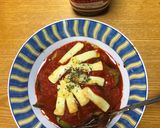 なすと豚肉のトマトチーズ焼き❤️ワンパン作り方9写真
