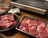 ホットプレートで作るかんたんビフテキ丼！作り方1写真