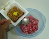 納豆好きさんのためのピーマンの挽肉詰め作り方2写真