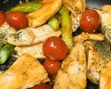 鶏肉とアスパラのはちみつケチャップ炒め作り方3写真