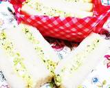 美味しいブロッコリーと卵サンドウィッチ作り方5写真