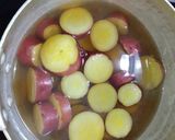 保育園給食★さつまいものレモン煮作り方4写真