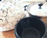 鍋帽子♡塩昆布とツナの炊き込みごはん作り方1写真