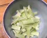 ブロッコリーの茎　簡単しょうゆ和え作り方2写真