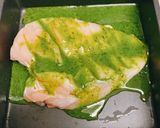 鶏胸肉のバジルチーズパン粉焼き作り方2写真