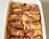 お弁当にも【大葉トマトの豚巻きピカタ】作り方2写真