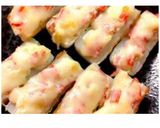 竹輪ボートのカニカマチーズ焼き作り方7写真