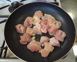 こごめと鶏肉の炒め物作り方4写真