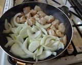 こごめと鶏肉の炒め物作り方5写真