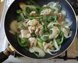 こごめと鶏肉の炒め物作り方6写真
