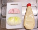 パン屋さんの味！おかずオニオントースト作り方1写真