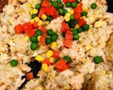 野菜嫌いでもパクパク　鮭炒飯♡焦がし醤油作り方4写真