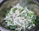 つくしと野草、高野豆腐のかき揚げ作り方3写真