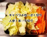 豚ロースとキャベツの味噌炒め作り方2写真