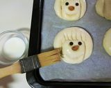 かわいいお顔の白いミルクパン＊母の日にも作り方9写真