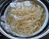トマト♡生ハム♡バジルの冷製パスタ作り方3写真
