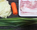 豚肉とキャベツのペッパーオイマヨソテー作り方1写真