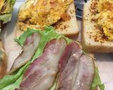 韓国屋台風 ベーコン卵サンド作り方4写真