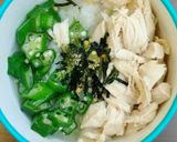 笹身とオクラのあったか茶漬け弁当作り方3写真