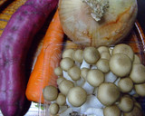 秋の恵み☆きのことさつまいも☆カレー♪作り方1写真