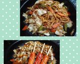 シンプル醤油だし焼きうどん(簡単)作り方10写真