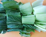 レンジで2分！青梗菜とカニカマの旨塩和え作り方1写真