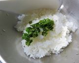 木の芽＊胡桃＊粉チーズのおむすび作り方7写真