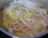 白菜と玉ねぎの味噌汁♪作り方2写真