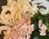 ☆甘辛たれで♪豚肉・ワカメ・玉ねぎ炒め☆作り方4写真