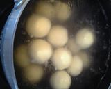美肌おやつ❤黒糖きな粉の豆腐しらたま♪作り方2写真