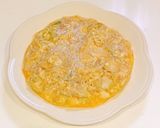 コンビニ食材だけ！レンジでお好み焼き風作り方1写真