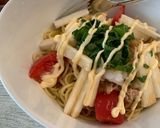 ツナとじゃこ★大葉のせパスタ作り方11写真