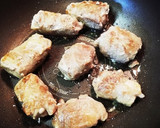 塩豆腐の角煮風に肉巻き♡作り方8写真