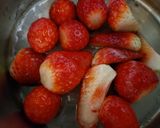 いちごの寒天ゼリー葛いり作り方1写真