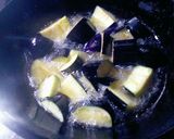 揚げ茄子のあんかけ＝台湾家庭料理作り方3写真
