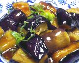 揚げ茄子のあんかけ＝台湾家庭料理作り方6写真