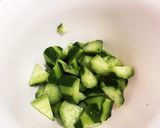 絶品(きゅうりの明太子和え)作り方1写真