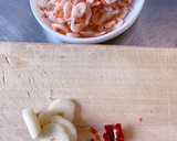 釜揚げ桜海老と水菜のペペロンチーノ風作り方4写真