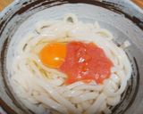 ズボラ飯☆超絶簡単『釜タマ明太うどん』作り方4写真