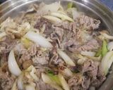 すき焼きの割下で、春雨牛丼作り方4写真