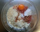 ひき肉の菜の花（コーン）蒸し☆作り方4写真