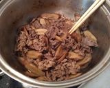 牛肉とごぼうの甘辛煮作り方3写真