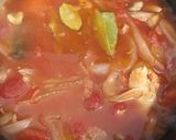 2日目のお楽しみ付き　鶏のトマト煮込み作り方4写真