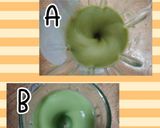 スナップえんどう牛乳ペーストレンジ加熱版作り方8写真