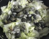 あさりとキャベツの酒蒸し☆バター風味作り方3写真