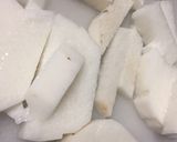 簡単おつまみ！長芋キムチ作り方1写真