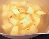 フライパンで！りんごのチーズケーキ作り方1写真