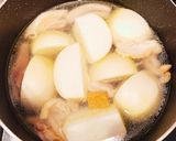 ダイエット♡簡単鶏肉とかぶのスープ作り方4写真