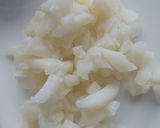 【使いきり】はんぺんと鮭のレンジ蒸し作り方1写真
